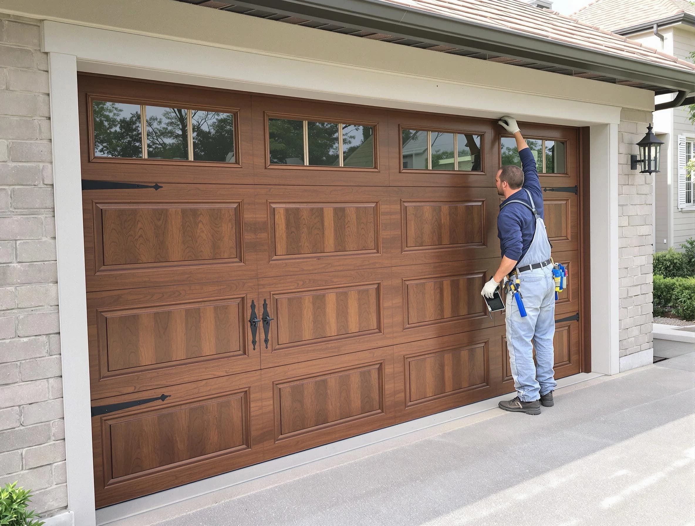 Custom garage door showcase by Casa Grande Garage Door Repair in Casa Grande