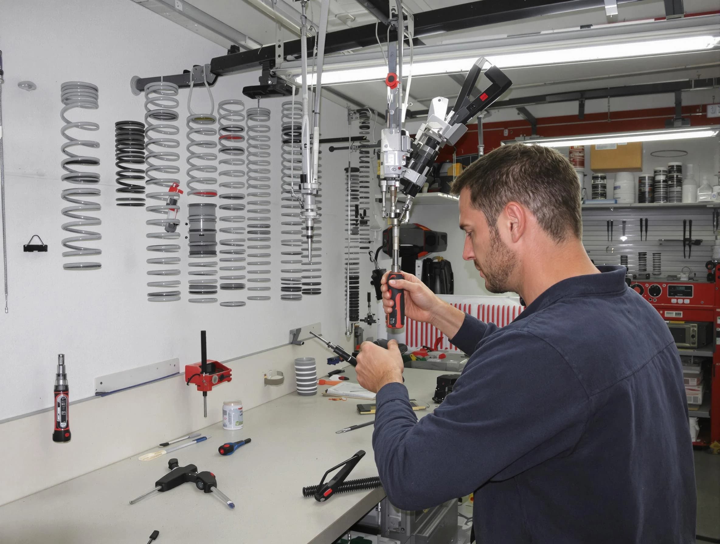 Casa Grande Garage Door Repair safety certified technician performing precision spring replacement in Casa Grande